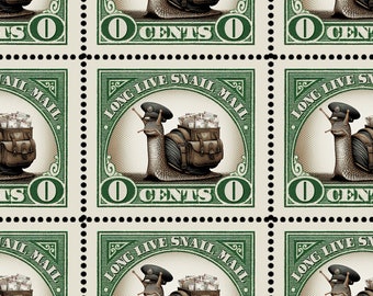 Long Live Snail Mail Stamps! - Send Letters!   Artistamps/Seals on Gummed Paper and Pin-hole Perforated