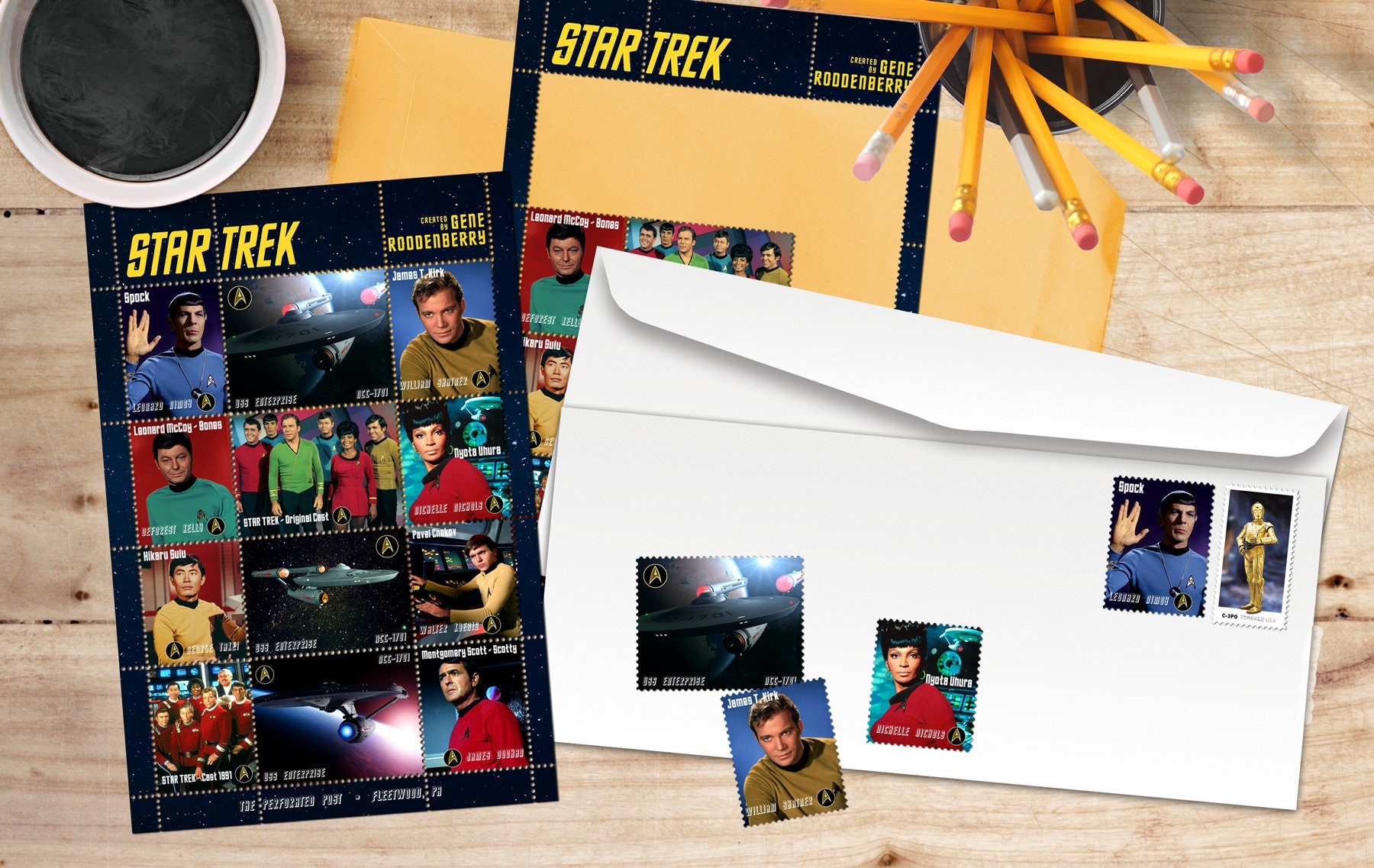 Star Trek Stamps - Etsy display picture 1