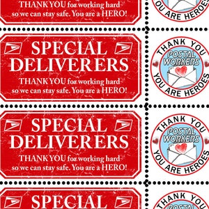 ¡Escritores de cartas! - Muestre a nuestros trabajadores postales que le importa - USPS "Entregadores Especiales" - ¡Gracias!   Artistas/Sellos