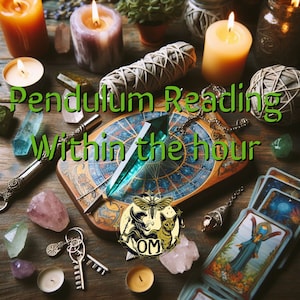 WITHIN THE HOUR Pendulum Reading,  spiritual Guidance Yes or No questions answered within the hour!