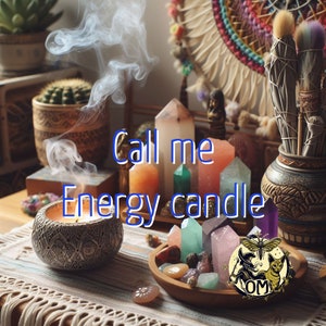 TEXT ME mini energy candle - photos and Digital download