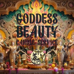 Goddess Beauty Spell Candle: Witchcraft Ritual + Photo