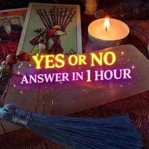 Lectura con péndulo: Sí/No. Respuesta psíquica en 1 hora (entrega digital).