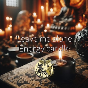 Leave Me Alone mini Energy Candle: Protection Spell ( digital download)