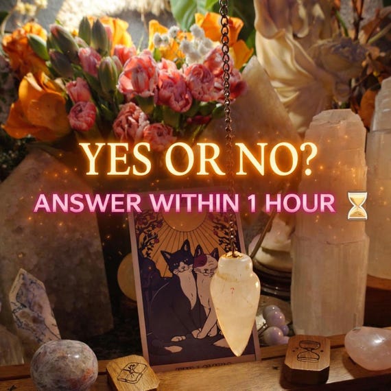 Yes/No Pendulum Reading | Love Clarity, Fast Answers (Within 1 Hour)