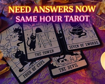 Same Hour Tarot Reading: Love, Career, Future Guidance (Digital Service)