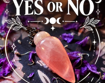 Pendulum Reading - Yes/No Answer Within 1 Hour - tarot reader - love questions - career questions - Etsy witch