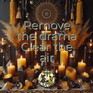 Remove Drama Candle: Witchcraft Ritual Spell, Photos