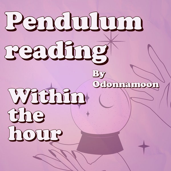 PENDULUM READING | spiritual Guidance Yes or No questions answered within the hour | online reading