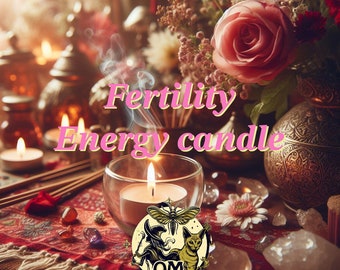 Fertility - pregnancy energy candle - to help you on your journey