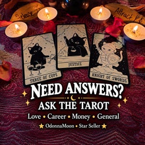 Need Answers Tarot Reading, Ask Your Questions, Love Career Money & General Guidance, Personal Tarot Reading