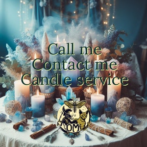 Call me candle : Custom Ritual, Daily Card Reading (Photos) ( digitally delivered)