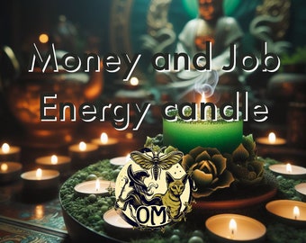 Money and career energy candle - help with work, hours and money