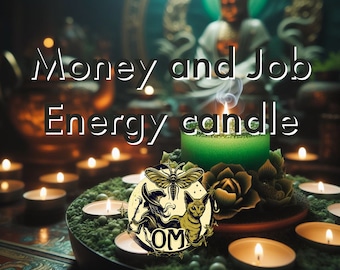 Money and career energy candle - help with work, hours and money