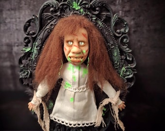 The Exorcist Inspired Wall Art Doll - Creepy Collector's Piece