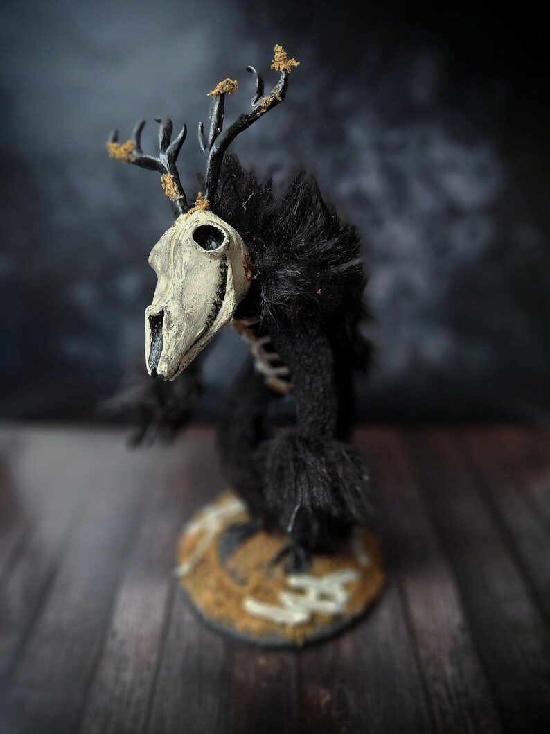 Handmade Wendigo Art Doll - Unique Forest Creature Decor - Etsy
