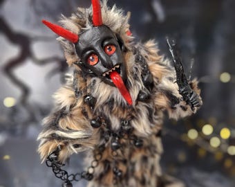Dark Holiday Mischief Collection Krampus Christmas Ornament