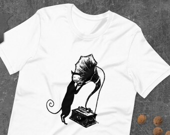 T-Shirt gatto gotico