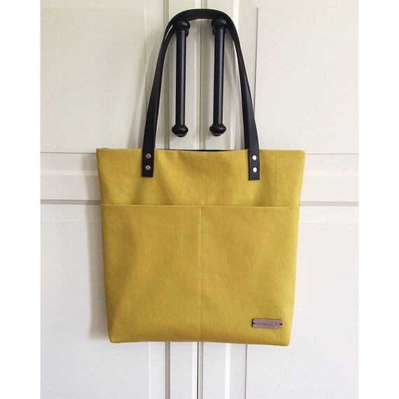 mustard tote