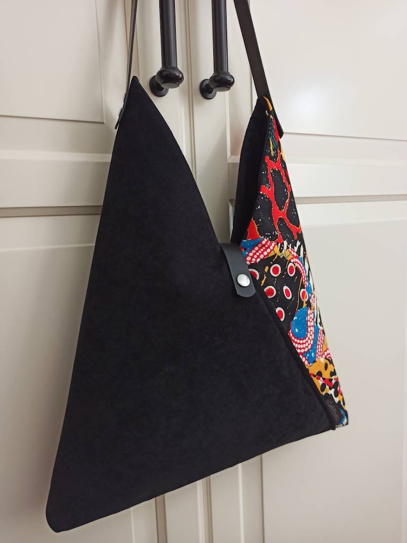 Black Japanese Bag Safari Hobo Bag Safari Japanese Tote Etsy