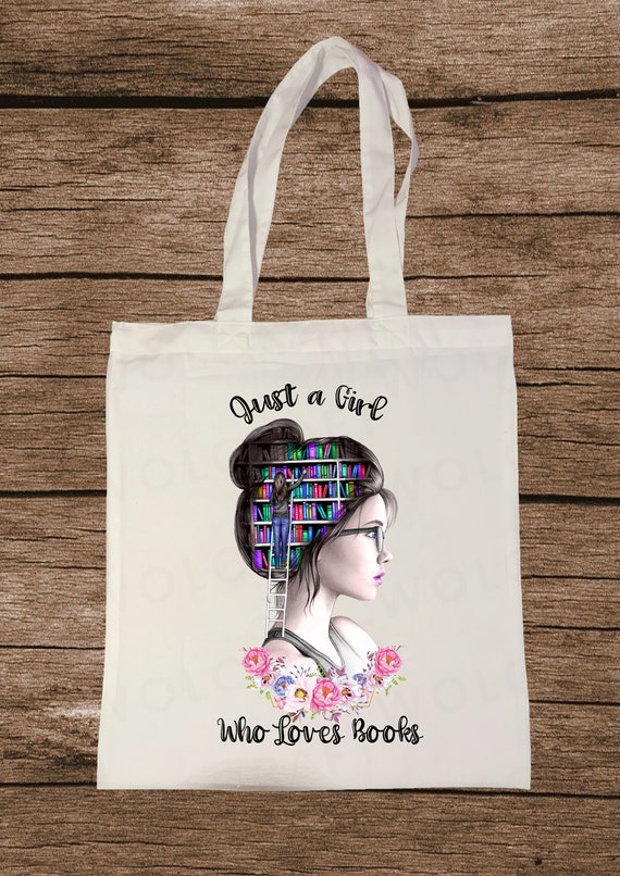 Personalised book deals bag with strap