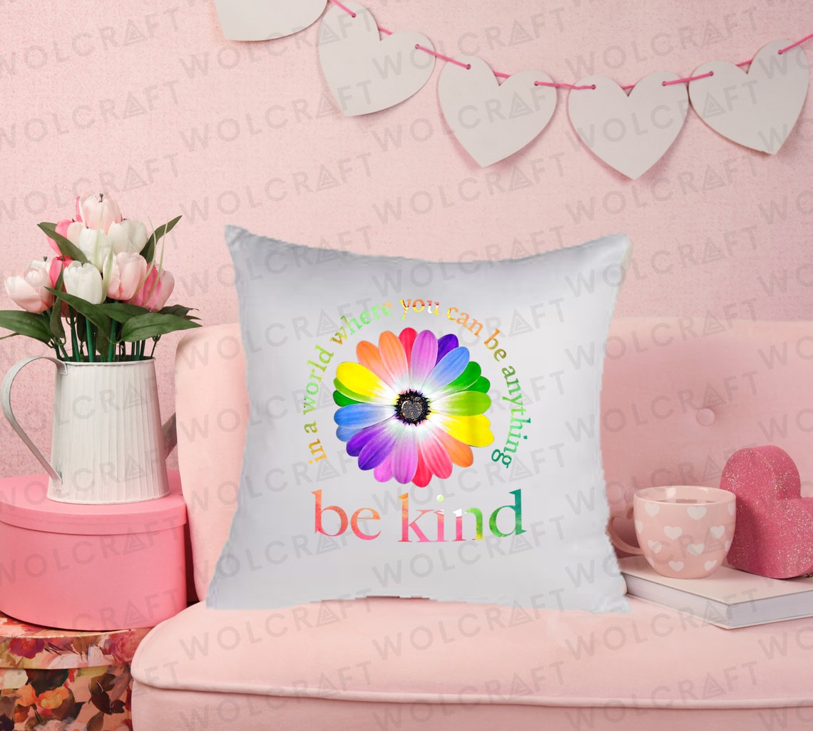 Autism Be Kind Glitter Cushion Cover Various Designs Etsy