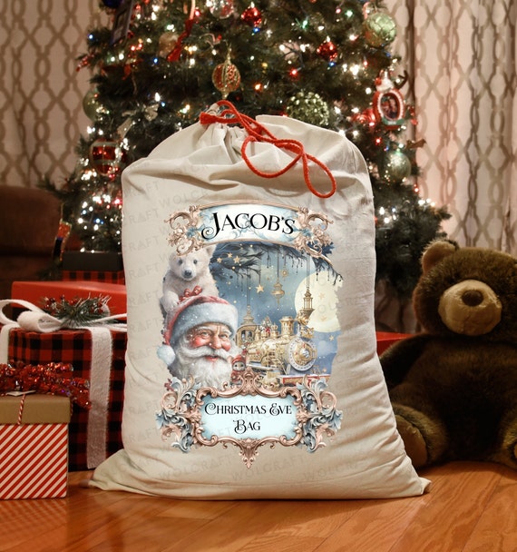 Etsy personalised santa sacks hotsell