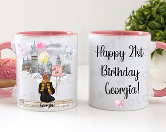 Personalised Wizard School Birthday Mug | Birthday Mug | 16th, 18th, 21st Birthday Gift | Wizard School Mug