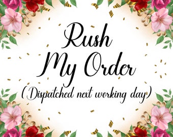 Rush My Order | Skip The Queue | Queue Jump | Urgent Order | Fast Shipping | Expedite