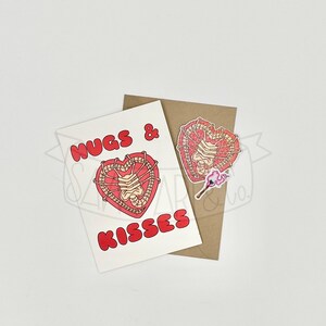 Hugs & Kisses Karte
