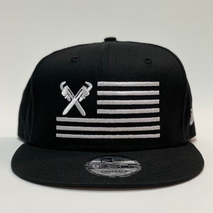 Plumber USA Snapback Hat | Wrench Hat | Plumber Hat | Pipeliner | Union Plumber | City Plumber | Pipefitter | Union Life | Union Proud