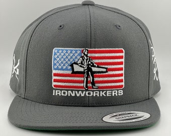 Ironworker Hat Union Ironworker Hat Mens Hat Blue Collar Hat