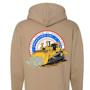 Operator Hoodie | Heavy Equipment Operator | Union Operator Gear | Union Proud | Blue Collar | Operator Gear | Crane Operator | Construction