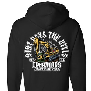 Operator Hoodie | Heavy Equipment Operator | Union Operator Gear | Union Proud | Blue Collar | Operator Gear | Crane Operator | Construction