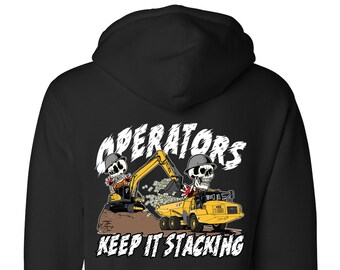 Operator Hoodie | Heavy Equipment Operator | Union Operator Gear | Union Proud | Blue Collar | Operator Gear | Crane Operator | Construction