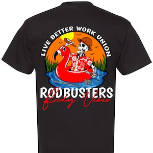 Rodbuster T-shirt | Union Ironworker T-shirt | Union Rodbuster T-shirt | Proud Union T-shirt | Men T-shirt | Blue Collar | Rebar Tee