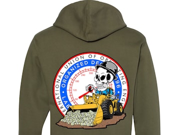 Operator Hoodie | Heavy Equipment Operator | Union Operator Gear | Union Proud | Blue Collar | Operator Gear | Crane Operator | Construction