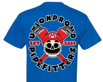 Pipefitter T-shirt | Union Pipefitter T-shirt |  Plumber T-shirt | Proud Pipefitter T-shirt | Men T-shirt | Construction Shirt | Blue Collar