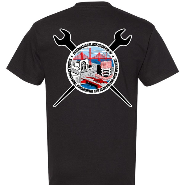 Ironworker T-shirt | Union Ironworker T-shirt | Welding T-shirt | Proud Ironworker T-shirt | Men T-shirt | Construction Shirt | Blue Collar