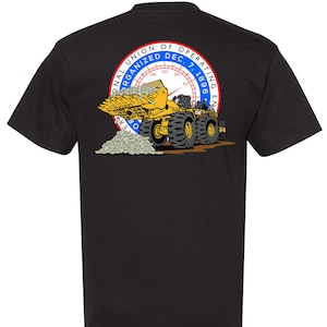 Heavy Equipment Operator T-shirt | Union Operator T-shirt | Proud Operator T-shirt | Mens T-shirt | Construction Shirt | Blue Collar Tee |