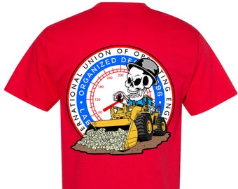 Heavy Equipment Operator T-shirt | Union Operator T-shirt | Proud Operator T-shirt | Mens T-shirt | Construction Shirt | Blue Collar Tee |