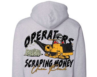 Operator Hoodie | Heavy Equipment Operator | Union Operator Gear | Union Proud | Blue Collar | Operator Gear | Crane Operator | Construction