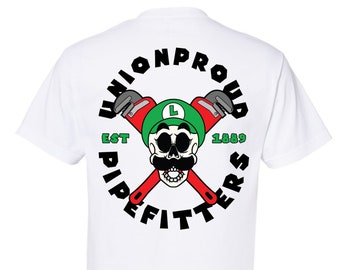 Pipefitter T-shirt | Union Pipefitter T-shirt |  Plumber T-shirt | Proud Pipefitter T-shirt | Men T-shirt | Construction Shirt | Blue Collar