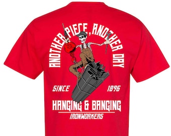 Ironworker T-shirt | Union Ironworker T-shirt | Welding T-shirt | Proud Ironworker T-shirt | Men T-shirt | Construction Shirt | Blue Collar