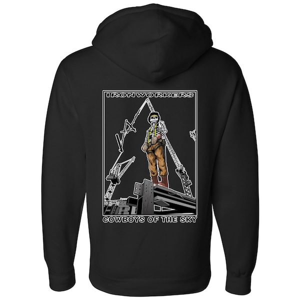 Ironworker Pullover Hoodie | Blue Collar | Ironworker Husband | Dad Gift | Union Proud | Welder | Ironworker Clothing | Ironworker Trade |