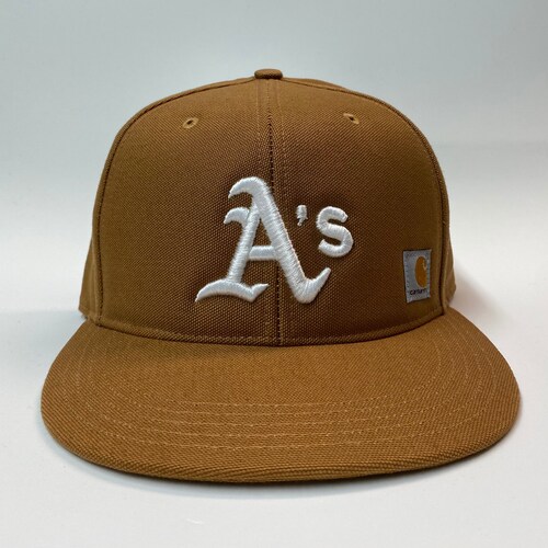 Athletics Carhartt Brown Snapback Cap 