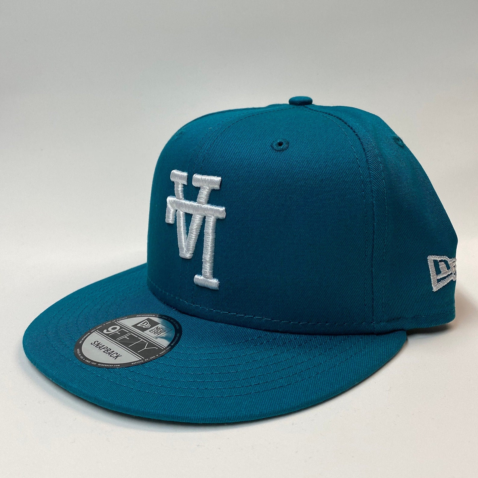 LA Los Angeles upside down 9/50 cap Teal Baseball cap think Etsy