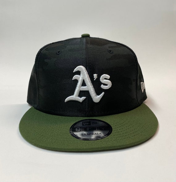 50 Cap BLACK CAMO/GREEN Baseball | Etsy 