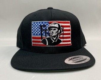 Lineman Snapback Hat | Union Lineman | Lineworker | Union Electrician | Construction Hat | Mens Hat | Blue Collar Hat | Electrician Hat