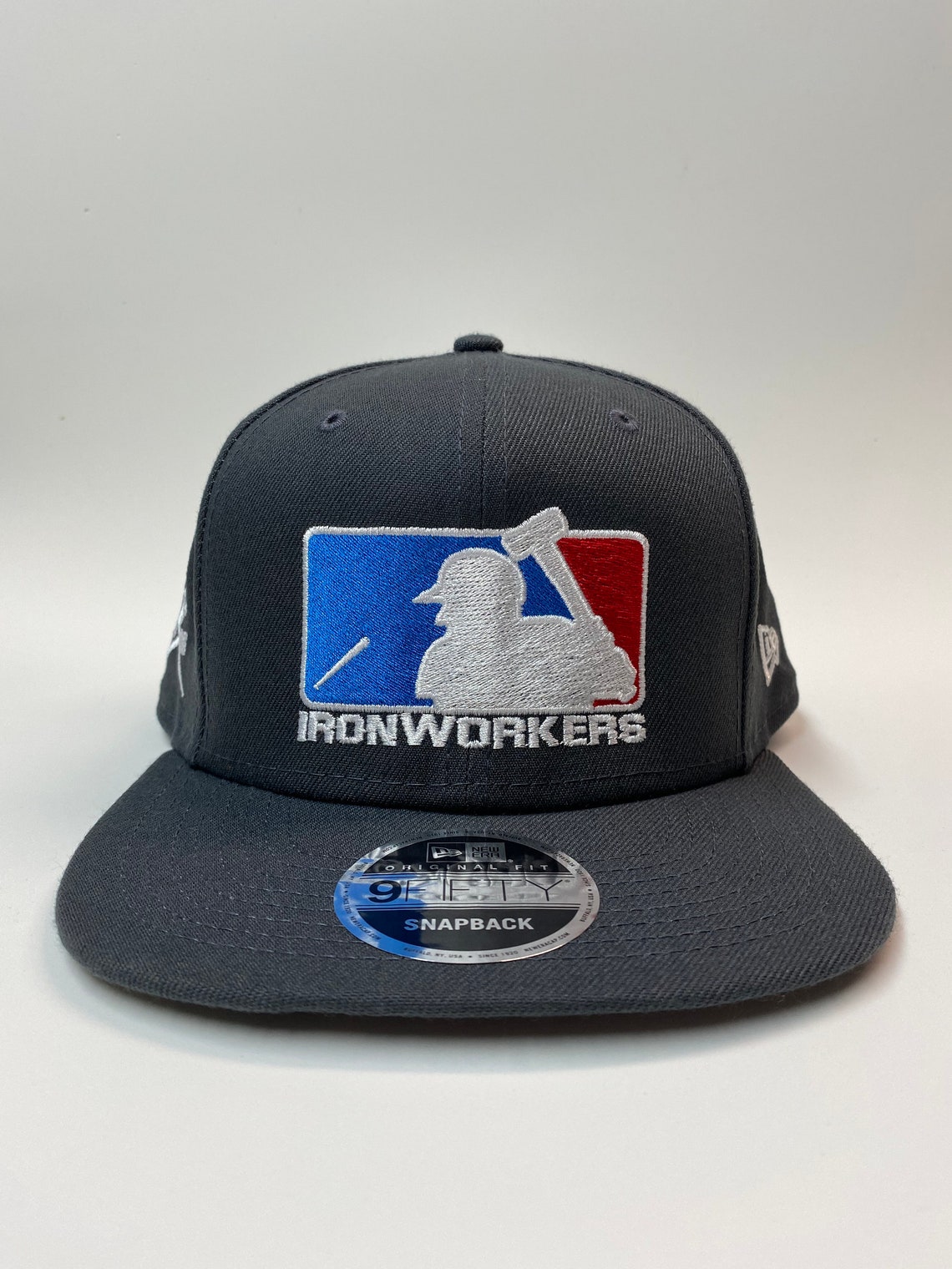 Major League Ironworker 9/50 Snapback hat union trade | Etsy